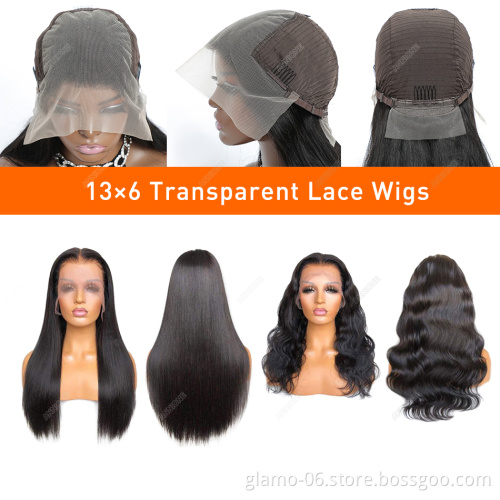 HD Lace Frontal Wigs For Black Women,Wigs Human Hair Lace Front Brazilian,Straight 13X6 Human Hair HD Lace Front Wigs